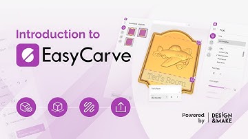 Introductie tot EasyCarve met V-Carving-tekst en meerdere regio