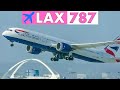 Boeing 787 Action at LAX Airport
