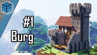 Minecraft Burg bauen 🏰 | Burg in Minecraft bauen deutsch | Teil 1/2