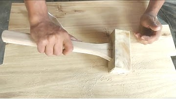 How to make a woodworking mallet by wood