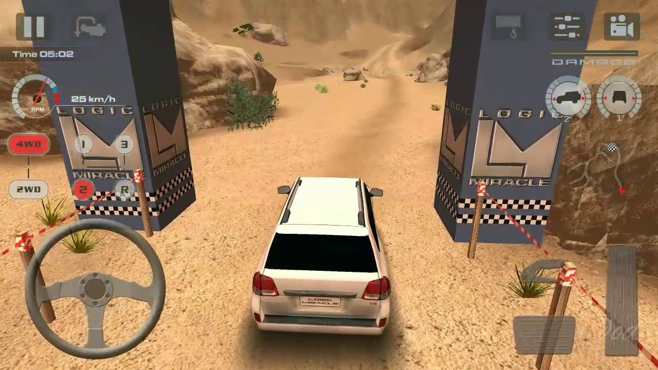 Off road drive desert Driving 4WD SUV J200 android gameplay