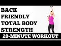 20-Minute Total Body Strength [Back Friendly] Workout