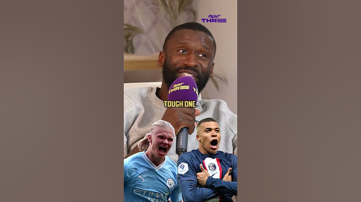RÜDIGER ends debate: MBAPPE or HAALAND? 👀 #shorts #football #soccer