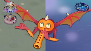 Floot Fly - All Monster Sounds & Animations (My Singing Monsters)