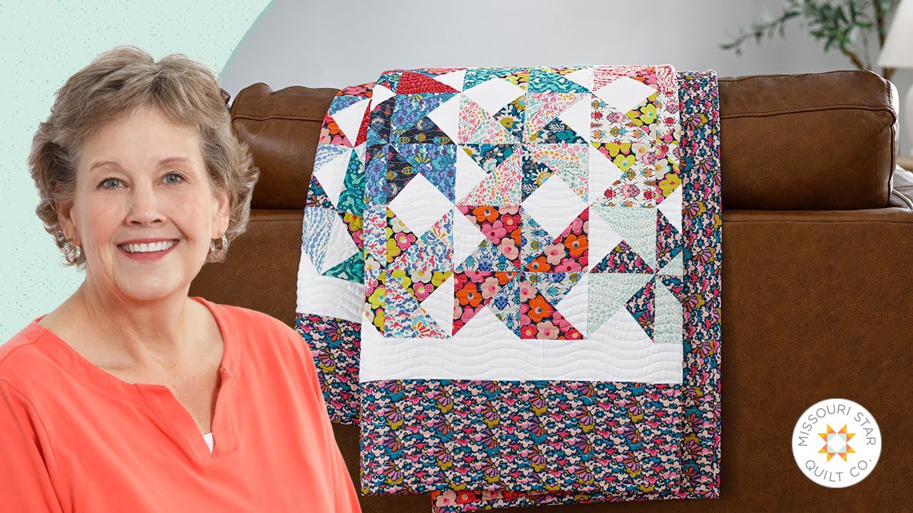 Make a Quarter Square Pinwheel Quilt with Jenny Doan of Missouri