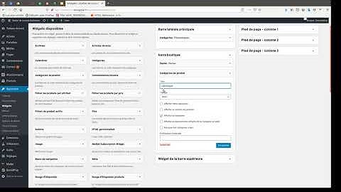 Woocommerce - ajouter des liens vers les catégories de produits