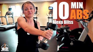 Alexa Bliss 10 Min Abs (INSANE!)