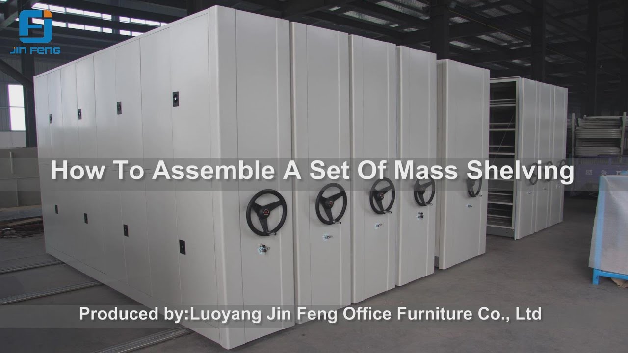 How To Assemble The Mobile Shelving or Mobile Racking System - YouTube