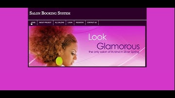 Salon Booking System | PHP and MySQL Project Source Code | PHP MySQL CRUD Project