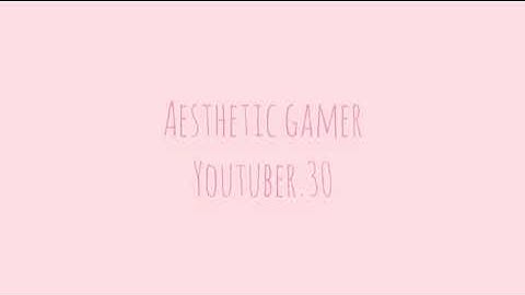 My intro (read the description below)