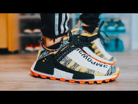 Đập Hộp + Đánh giá + On Feet đôi Adidas x Pharrell Williams Human Race NMD "Solar"