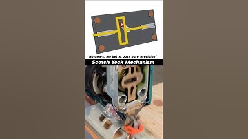 This Mechanism Converts Rotary to Linear Motion! 😲 #mechanism #engineering #motion #3ddesign #3d