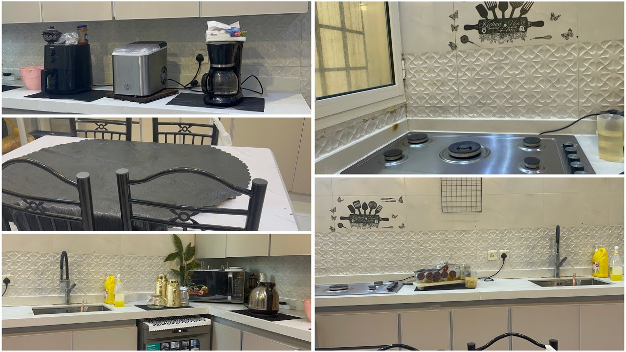 تنظيف عميق للمطبخ روتين  كله نشاط  وحركه  ومنها رياضه. 