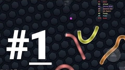 Slither.io PART 1 First time playing