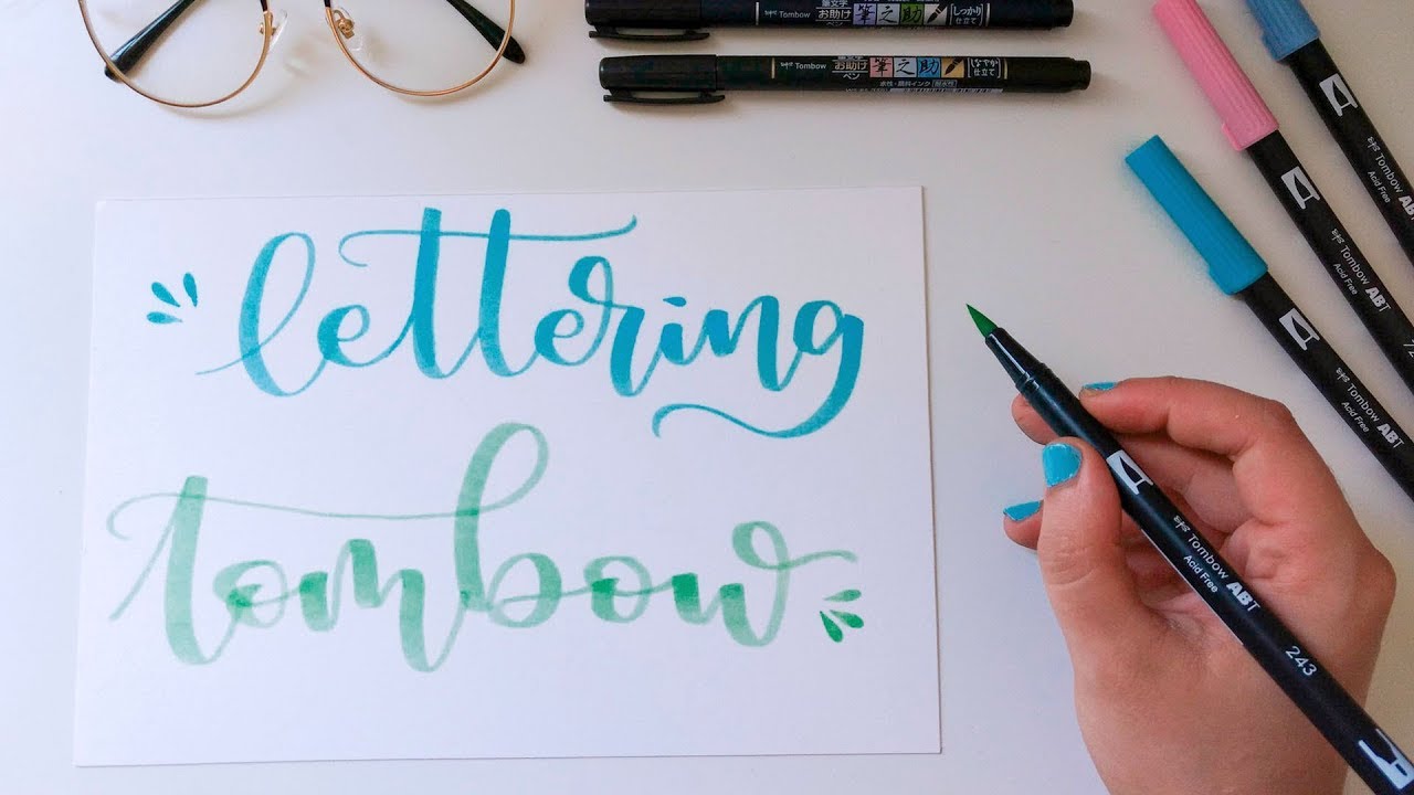 LETTERING PARA PRINCIPIANTES - TOMBOW 