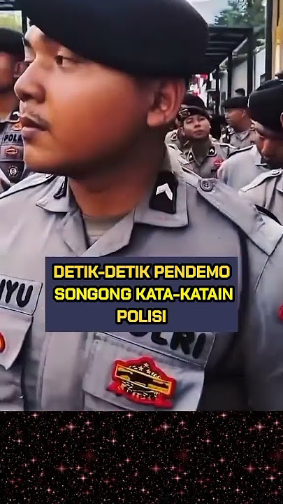 demo sampai nasihati polisi
