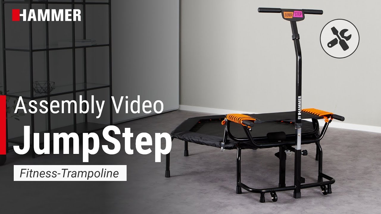 Fitness-Trampoline HAMMER JumpStep | Assembly Video | English - YouTube
