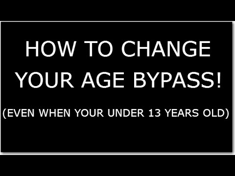 How To Change Your Age Bypass Even If Your Younger Then 13 Youtube - how to change roblox age easy robux today