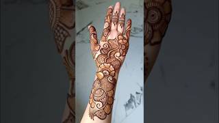 New Arabic full hand mehndi design eid ? 2024  viral shorts trending design mehndi song henna