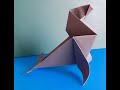 Origami phoque