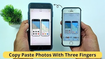 How To Copy Paste Photos Between Apple Devices I Copy Paste Photos With Three Fingers [HINDI]