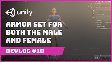 Indie Devlog Ep 10 - Armor set design for Male and Female Characters #QuestForRedemption