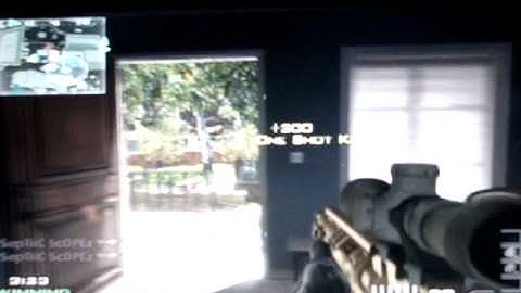 I MW3 I double no scope kill