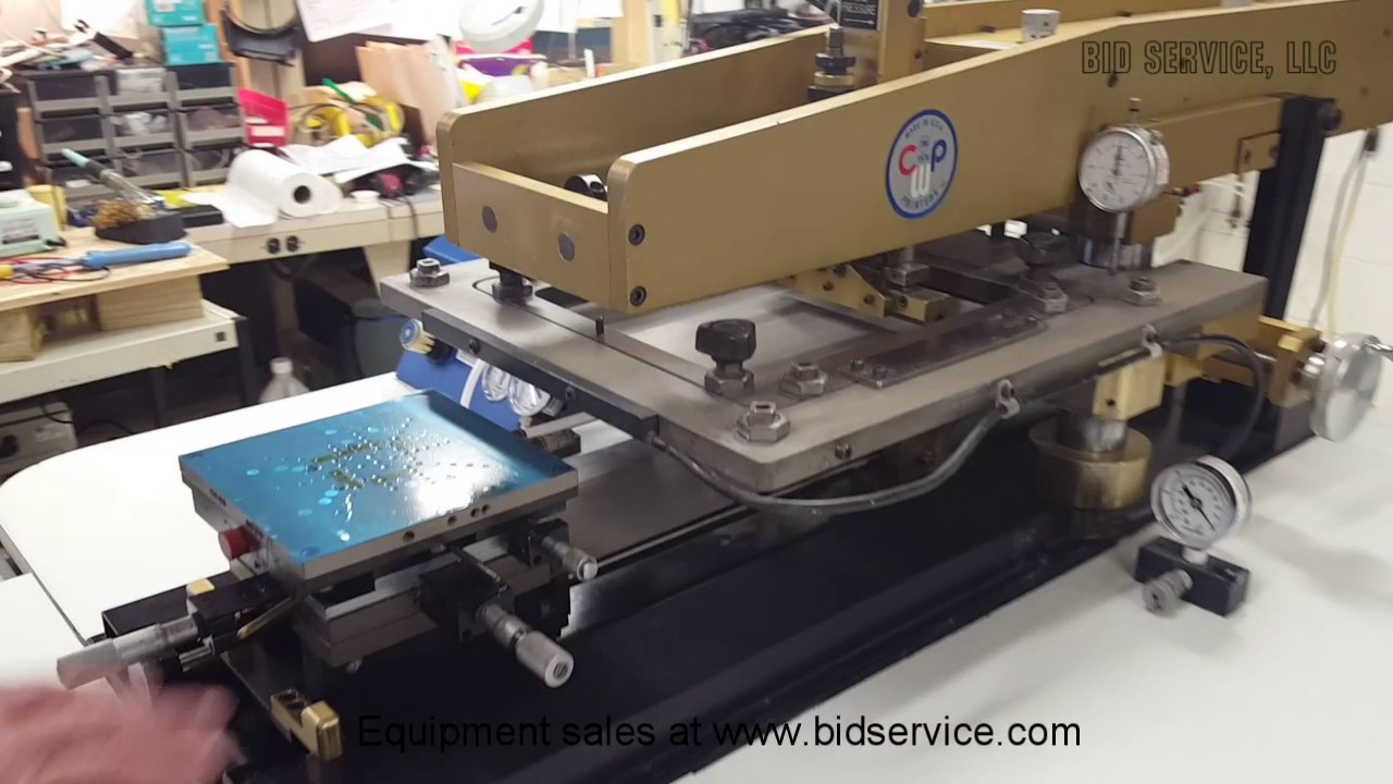 CW Price 212 Screen Printer 8x10 #59833 