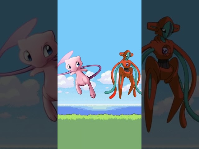 Mew Vs Legendary / Mythical | Pokemon #pokemon #shorts #pokemez #whoisstrongest #edit class=