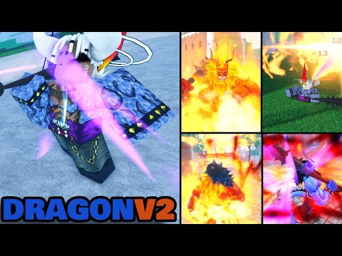 Fruit Battlegrounds] [New] Dragon V2 Fruit, Starter