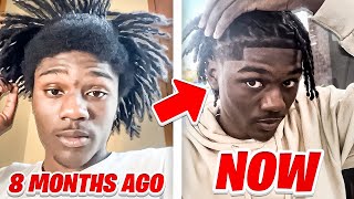 I Retwisted My Freeforms * 8 Month Front Taper Transformation*