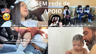 VLOG:AQUI É VOCÊ MESMO🇺🇸ME VIRANDO COM OS 4 FILHOS BÊ FEZ RECIONANCIA JÁ SOMOS 200 INSCRITOS🚀🙌