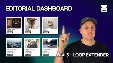 Build an Editorial Dashboard in Divi 5 with Loop Extender