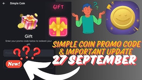 Simple Coin Promo Code 27th September 30,000 SMPL | Simple Coin withdrawal option