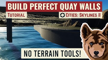 Build Perfect Quay Walls - Tutorial (Cities: Skylines II)