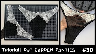 DIY 도트 가든 팬티 만들기 How to make a Dot Garden Panties | sewing tutorial #30