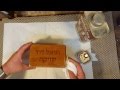 Applying oil finish to wooden box Applying oil finish to wooden box