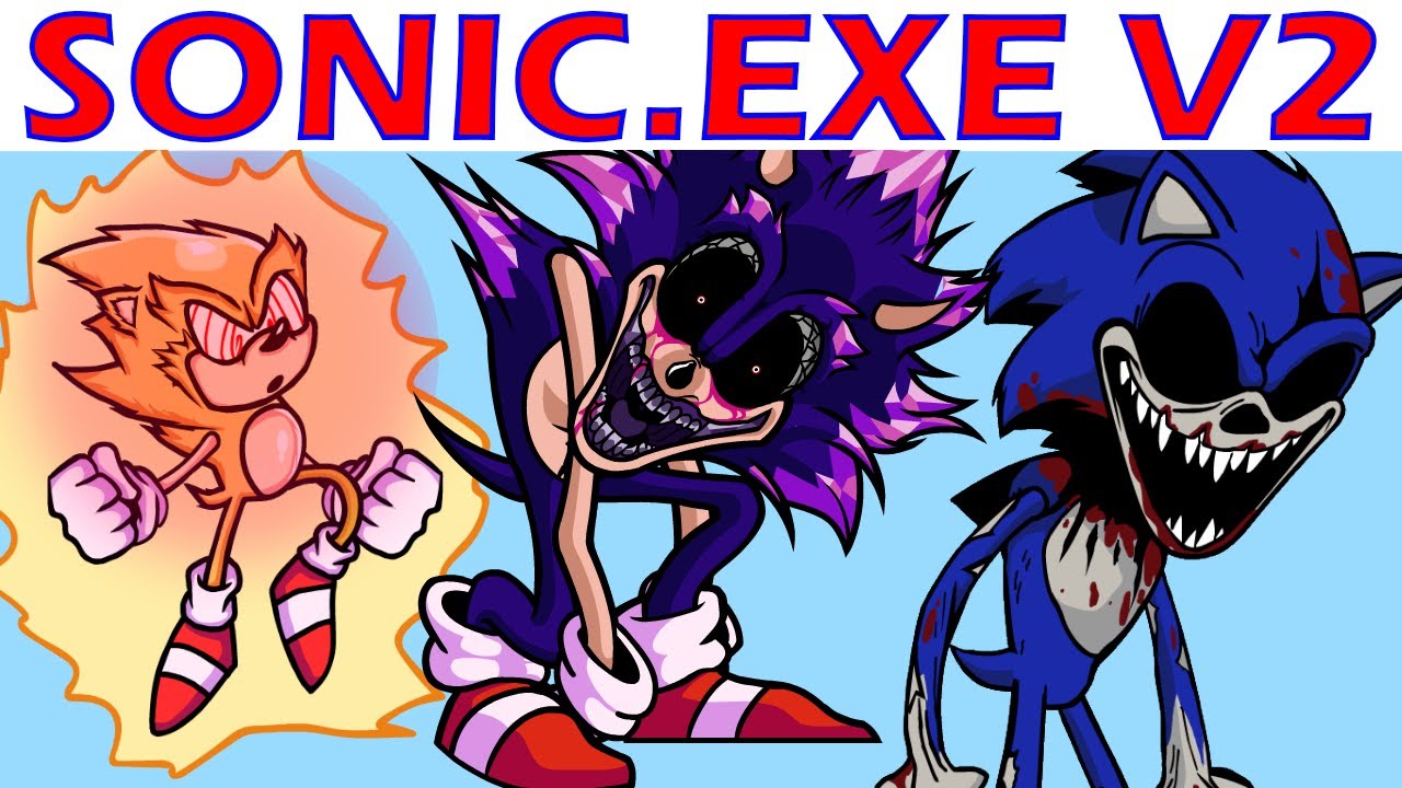 Friday Night Funkin' VS SONIC.EXE 2.0 FULL WEEK + Cutscenes (All