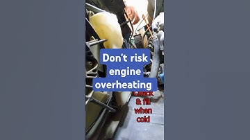 Check your engine coolant level #preventivemaintenance