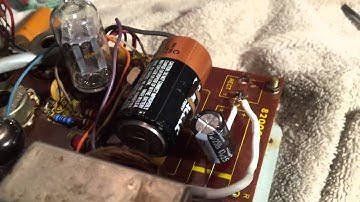 Knight KG-620 VTVM Repair / Restoration with Sticky Analog Meter Movement