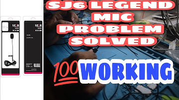 sj6 legend mic problem solved #sjcam