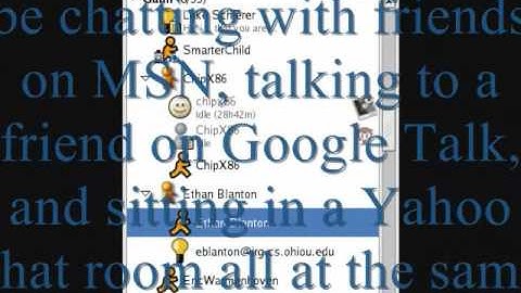 Instant Messaging with Pidgin