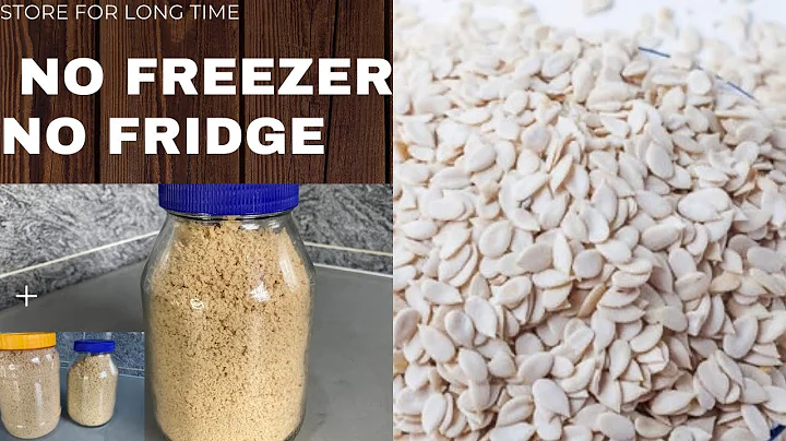 2 ways to store egusi(melon seed)up to a year plus|with or without freezer