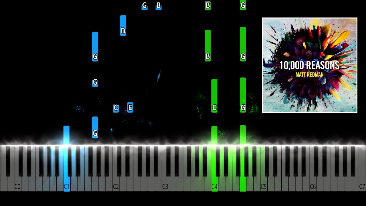 Matt Redman - 10,000 Reasons (Bless the Lord) Piano Tutorial Matt Redman - 10,000 Reasons (Bless the Lord) Piano Tutorial