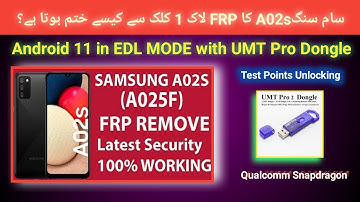 Samsung A02s Frp unlock in 1 click android 11 with UMT Pro Dongle 2022 | TECH City 2.0