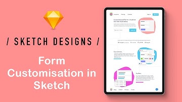 Designing a Landing Page for a Form Customisation Web App using Sketch