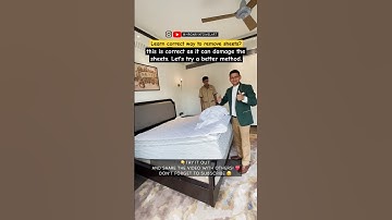 Proper Way to Remove Bed Sheets Without Damage | Professional Housekeeping Tips