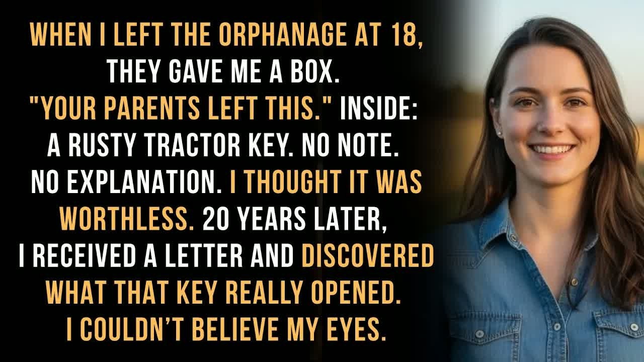 When I Left The Orphanage, They Told Me That Nobody Left Me Anything, Only The Key To A Tractor.