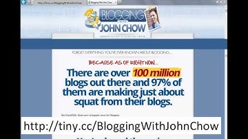 Blogging With John Chow VIDEO REVIEW