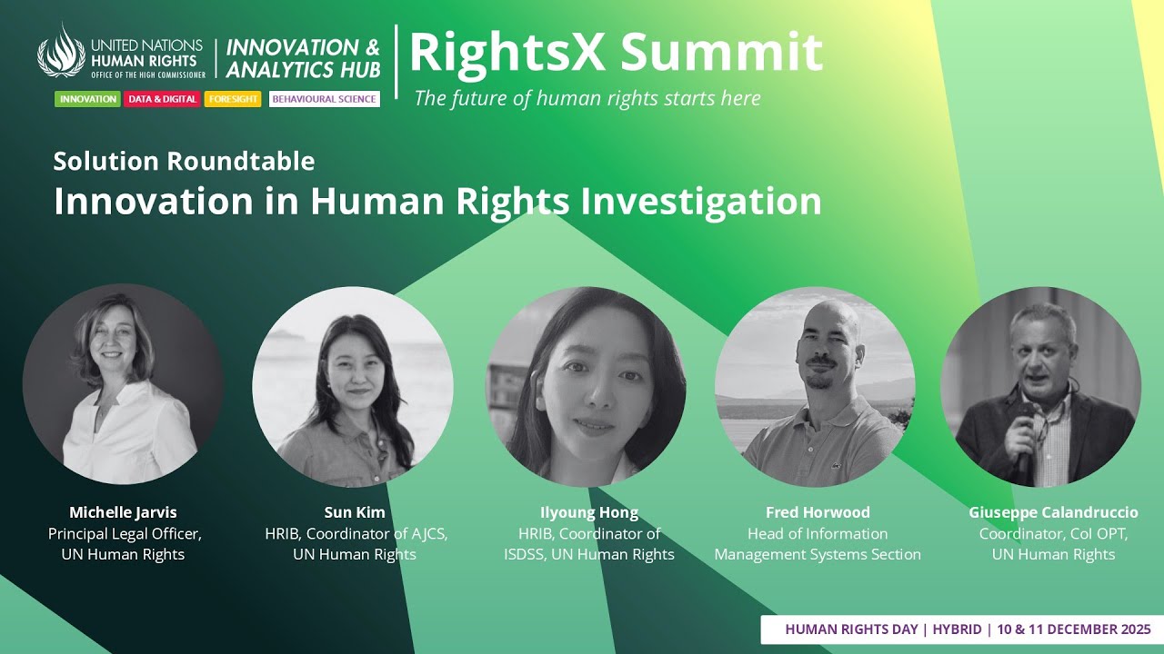 Human Rights Investigation Solution Roundtable | Innovation in Human Rights Investigation - YouTube